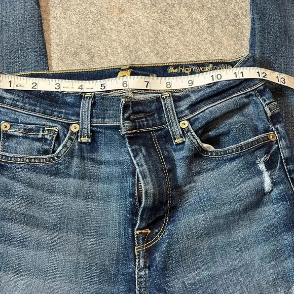 7 for all Mankind, The High Waist Skinny Ankle, 25 - Picture 9 of 14